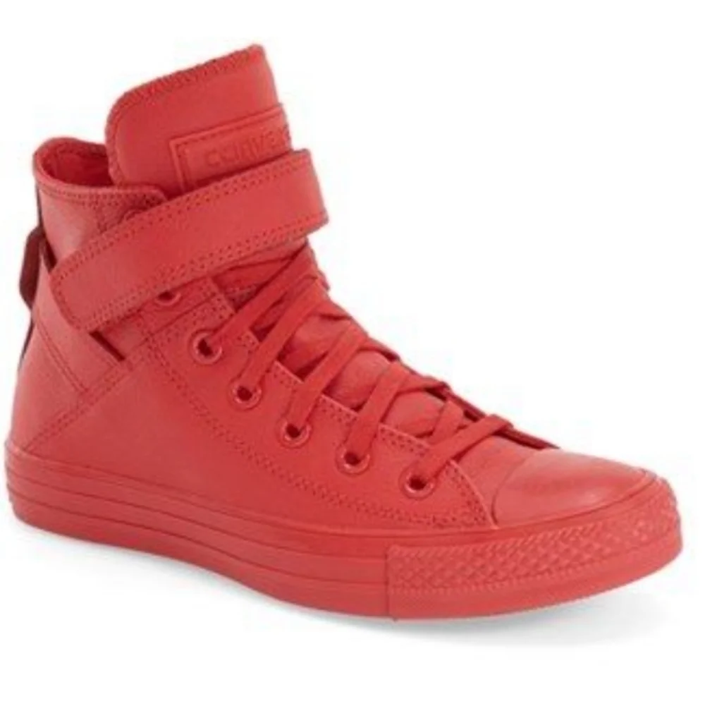 CONVERSE Leather Brea Chuck Taylor All Stars High-Top Sneakers - Picture 4 of 16